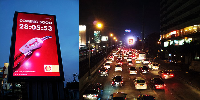 Shell V-Power Nitro+ LED Billboard