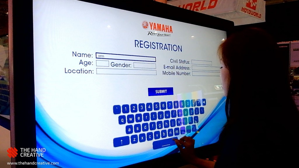 Yamaha Touchscreen Survey The Hand Creative